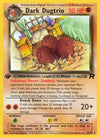 Dark Dugtrio 1st Ed. (Non Holo) - Team Rocket - #23/82