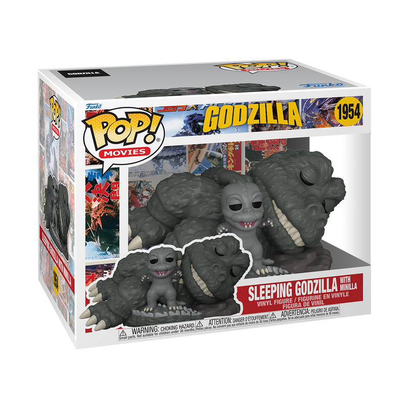 Funko Pop! Movies Super: Godzilla - Sleeping Godzilla with Minilla #19 ...