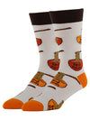 Send Noods Men's Cotton Crew Socks - Sweets and Geeks