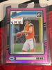 2024 Panini Donruss Optic Football #369 Bo Nix Pink Prizm Rated Rookie