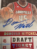 2017 Panini Contenders Draft Picks Basketball Donovan Mitchell Autograph #79 /99 (61/99)