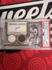 2023 Topps Museum Collection Jeff McNeil Dual Relic Auto #JMC Signature Swatches PSA 8