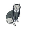 Goth Cat Pin - Sweets and Geeks