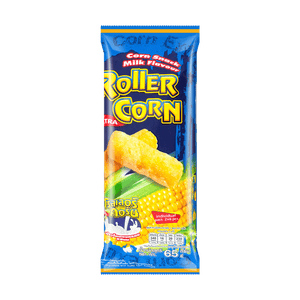 ROLLER CORN Corn Strips Extra Rich Milk Flavor 2.29 oz - Sweets and Geeks