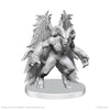 Pathfinder Battles Deep Cuts Unpainted Miniatures - Gylou (Handmaiden Devil) and Ferrugon (Rust Devil)