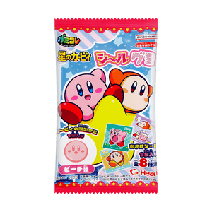 Kirby Gummy Peach Flavor with Gift sticker - Sweets and Geeks