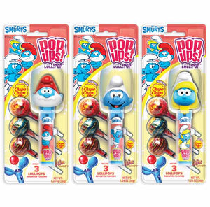 Pop-Ups Smurfs Blister 1.2oz - Sweets and Geeks