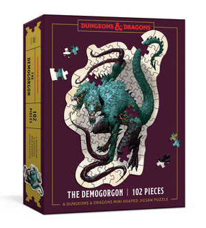 Dungeons & Dragons Mini Shaped Jigsaw Puzzle: The Demogorgon - Sweets and Geeks