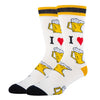 Beer Me Please Men's Cotton Crew Socks