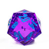 55mm D20 (Purple w/ Blue Numbers)