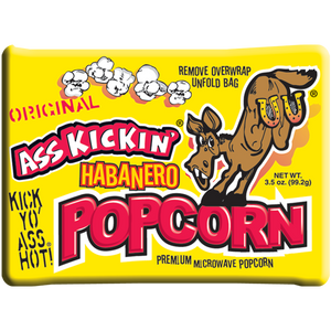 Ass Kickin Habanero Popcorn 3.5oz - Sweets and Geeks