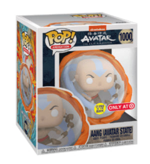 Funko Pop! Animation: Avatar: The Last Airbender - Aang (Avatar State) (GITD) #1000 - Sweets and Geeks