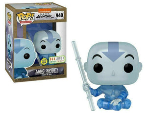 Funko Pop Animation: Avatar The Last Air Bender - Aang (Spirit) (Glow in the Dark) (BoxLunch Earth Day Exclusive) #940 - Sweets and Geeks