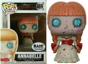 (DAMAGED BOX) Funko Pop Movies: The Conjuring  - Annabelle (Bloody) BAM Exclusive #469 - Sweets and Geeks