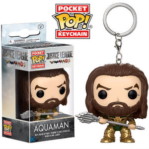 Funko Pop! Keychain: Justice League - Aquaman - Sweets and Geeks