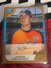 2005 Bowman #BDP129 Justin Verlander First Year Gold Facsimile Signature