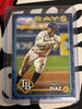 2024 Topps Series 1 – Team Logo Border SSP – Yandy Díaz (Tampa Bay Rays) #52