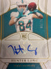 2021 Panini National Treasures Football – Hunter Long Auto Rookie Card #130 03/25