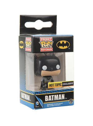 Funko Pop Keychain: Batman - Batman (Black Suit) (Hot Topic Exclusive) - Sweets and Geeks