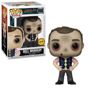 (DAMAGED BOX) Funko Pop Movies: Zombieland - Bill Murray (CHASE) (Short Hair) #1000 - Sweets and Geeks