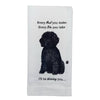 Poodle, Black - Towel