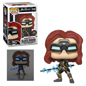 Funko Pop! Avengers - Black Widow (Avengers Game) #630 (Glow Chase) - Sweets and Geeks