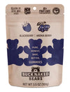 Buck Naked Bears Vegan Gummy Bears- Blackberry Aronia 3.5oz