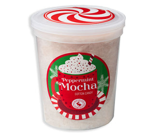 CSB Peppermint Mocha Cotton Candy - Sweets and Geeks