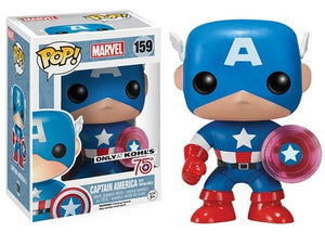 Funko Pop! Marvel: - Captain America (With Photon Shield) #159 - Sweets and Geeks