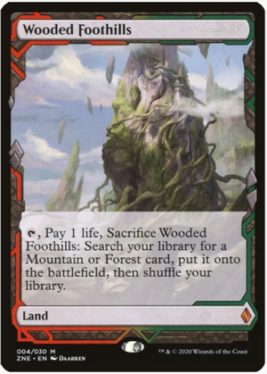 Wooded Foothills - Zendikar Rising Expeditions - #004/030 - Sweets and Geeks