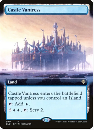 Castle Vantress (Extended Art) - Throne of Eldraine - #390 - Sweets and Geeks