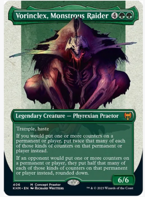 Vorinclex, Monstrous Raider (Concept Praetor) - Phyrexia: All Will Be One - #406 - Sweets and Geeks