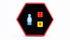 CATAN Premium Robber & Metal Dice Set - Opalite