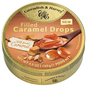 Copy of Cavendish & Harvey Travel Tins Filled Caramel Drops 5.3oz - Sweets and Geeks