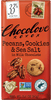 Chocolove Pecans, Cookies & Sea Salt in 33% Milk Chocolate 3.2oz Bar