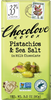 Chocolove Pistachios & Sea Salt in 33% Milk Chocolate 3.2oz Bar (SNG12)