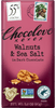 Chocolove Walnuts & Sea Salt in 55% Dark Chocolate 3.2oz Bar (SNG12)