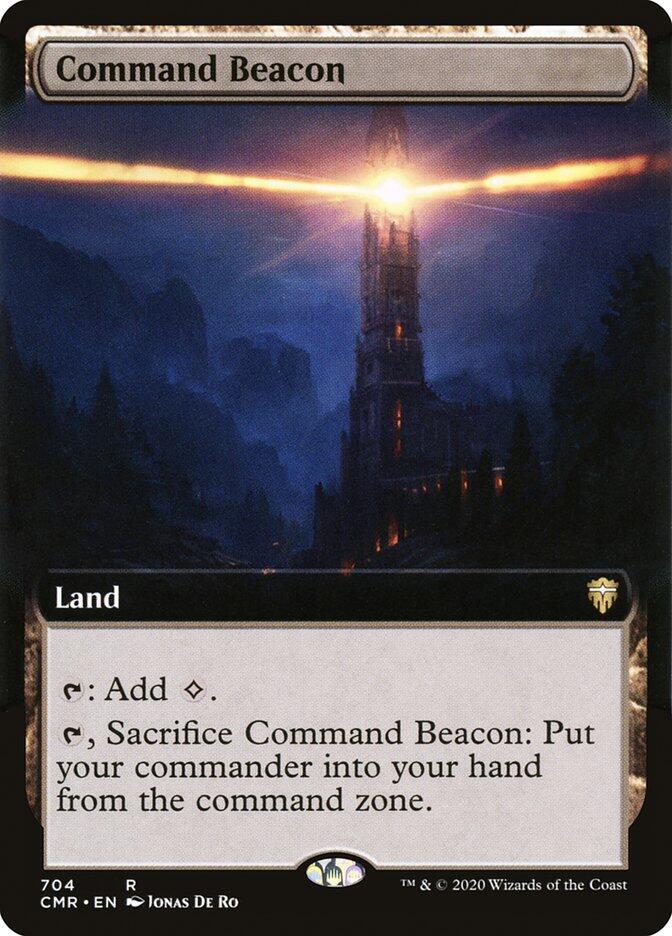 Command Beacon (Extended Art) - Commander Legends - #704 – Sweets and Geeks