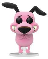 Funko Pop! Animation: Cartoon Network - Courage the Cowardly Dog (Flocked) (Gemini Collectables) #1070 - Sweets and Geeks