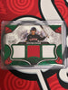 2025 Topps Tier One – Steven Kwan Game-Used Triple Patch Relic 32/49 (Green Foil) – T1R-SK