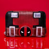 Metallic Deadpool Cosplay Zip Around Wallet