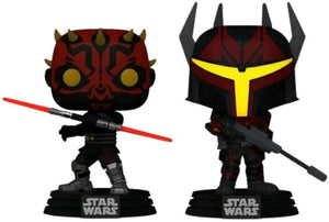 Funko Pop!: Star Wars - Darth Maul & Gar Saxon (GITD) (Target Con 2023) - Sweets and Geeks