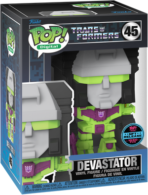 Funko Pop Digital: Transformers - Devastator (NFT Release 1550 PCS) #45 - Sweets and Geeks