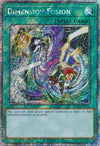 Dimension Fusion (1st Edition) (Platinum Secret Rare) - Quarter Century Bonanza - RA03-EN136