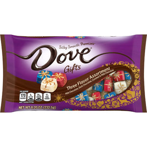 Dove Three Flavor Assortment Gift Bag 8oz - Sweets and Geeks
