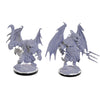 Dungeons & Dragons Nolzur's Marvelous Unpainted Miniature: W22 Draconian Mage & Foot Soldier