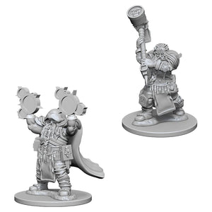 Dungeons & Dragons Nolzurs Marvelous Unpainted Miniatures: W02 Dwarf Male Cleric - Sweets and Geeks