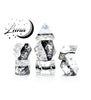 Eclipse Dice - "Luna" - White and Black - 7pc Set