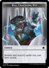 Emblem - Ral, Crackling Wit - #0030 // Bushy Bodyguard Double-Sided Token (Foil) - Bloomburrow - #0020