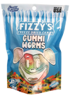 Freeze Dried Gummy Worms 2.0oz - Peg bag